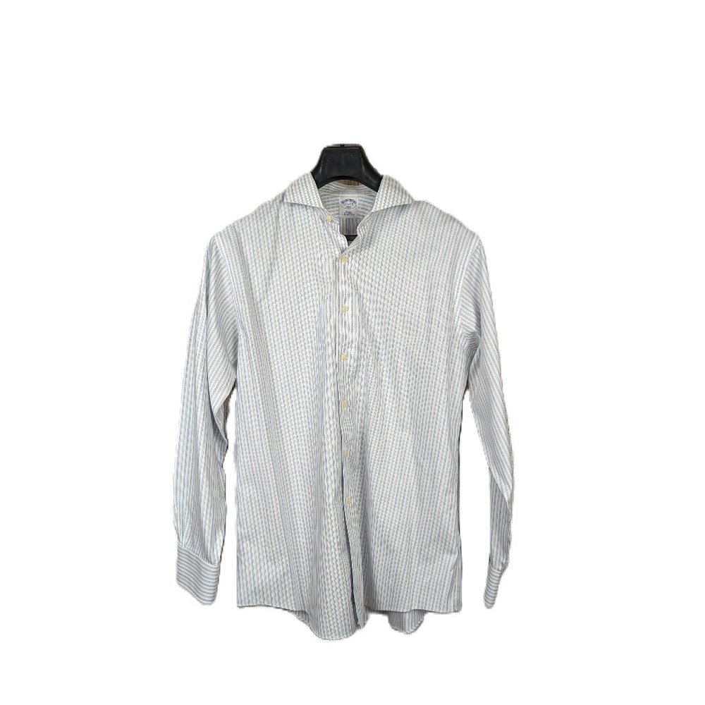 Brooks Brothers Spread Collar Mens' Button Down Dress Shirt Slim Fit - Picture 2 of 8